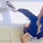 Mersin'de sevgilisinin darbettiği kadının kaçmaya çalıştığı anlar kamerada