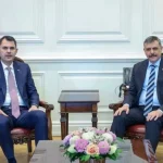 Murat Kurum, Mustafa Çiftçi'yi makamında kabul etti